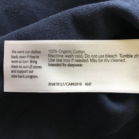 EILEEN FISHER 3/4 Sleeve Blue 100% Organic Cotton High Low Hem Shirt - Picture 3 of 10